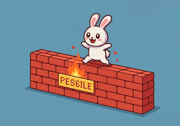 Poor Bunny game bypassing a network firewall for access