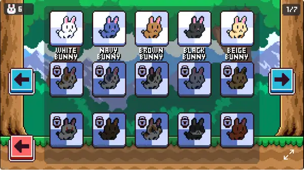 Poor bunny's exclusive achievements are set to be unlocked by the player's continuous efforts